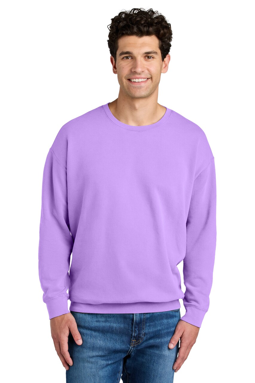 Comfort Colors® Lightweight Fleece Crewneck Long Sleeve Sweatshirt - 1466